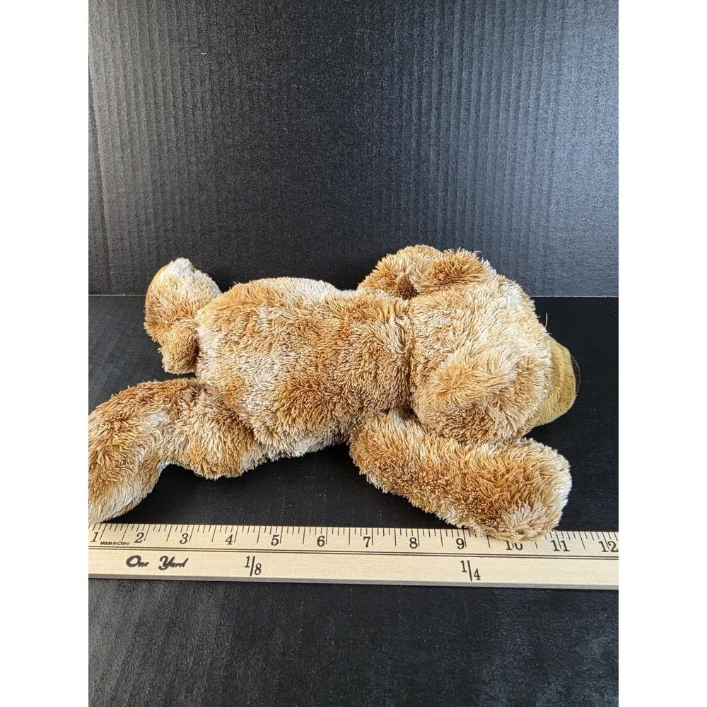 Aurora Flopsies Golden Bearton Frosted Bronze & White Splotchy Floppy Plush Bear